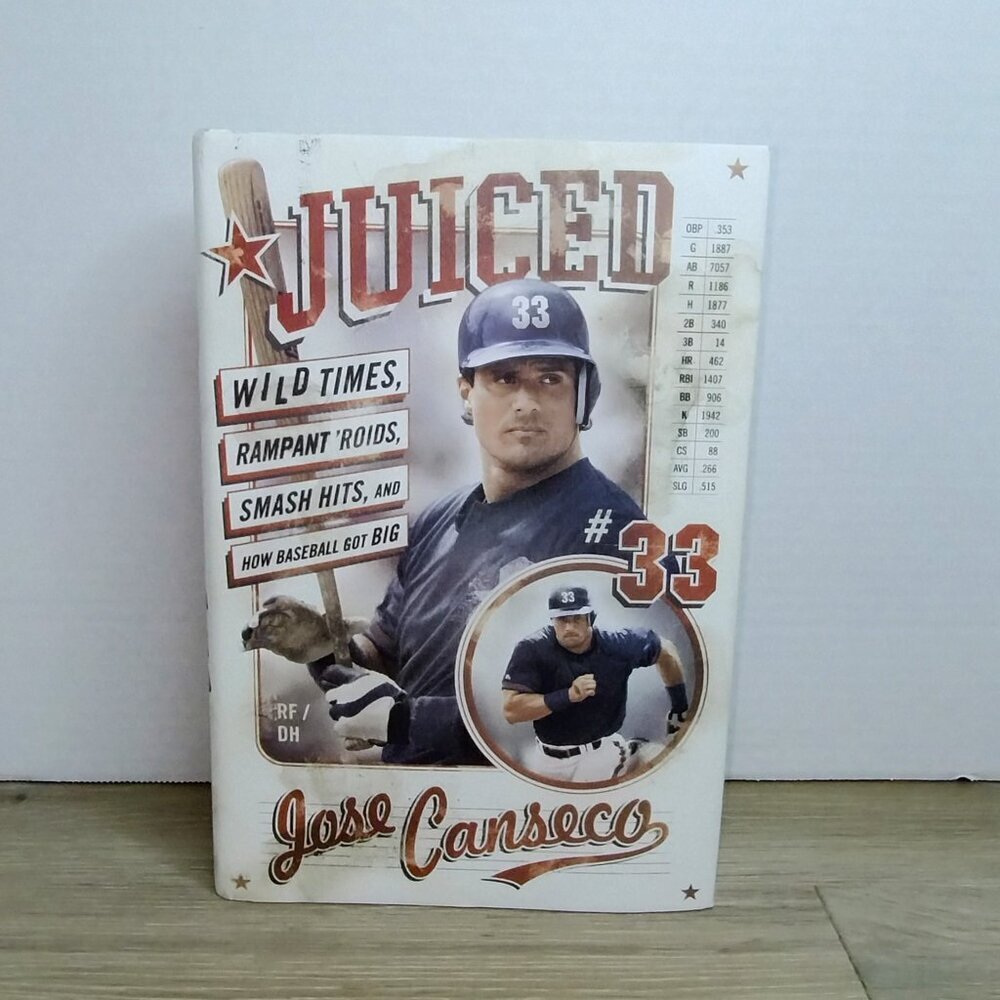 JOSE CANSECO Juiced First Edition First Printing Hardcover Book